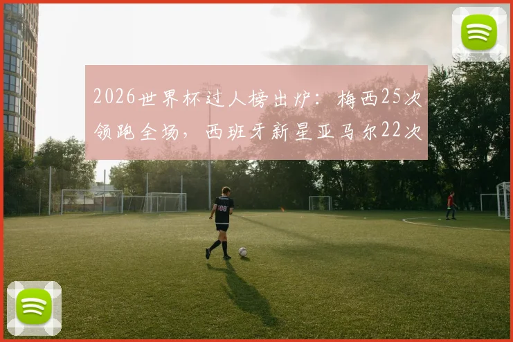 2026世界杯过人榜出炉：梅西25次领跑全场，西班牙新星亚马尔22次紧随其后